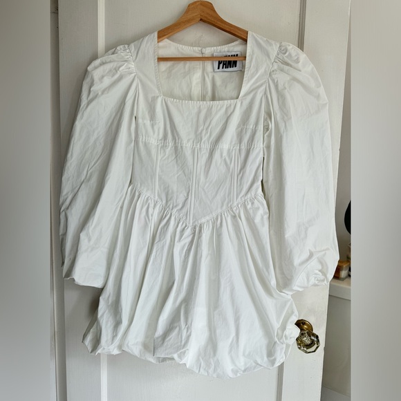 Pann Long Sleeve Bubble Hem Mini Bell Dress - Picture 4 of 10